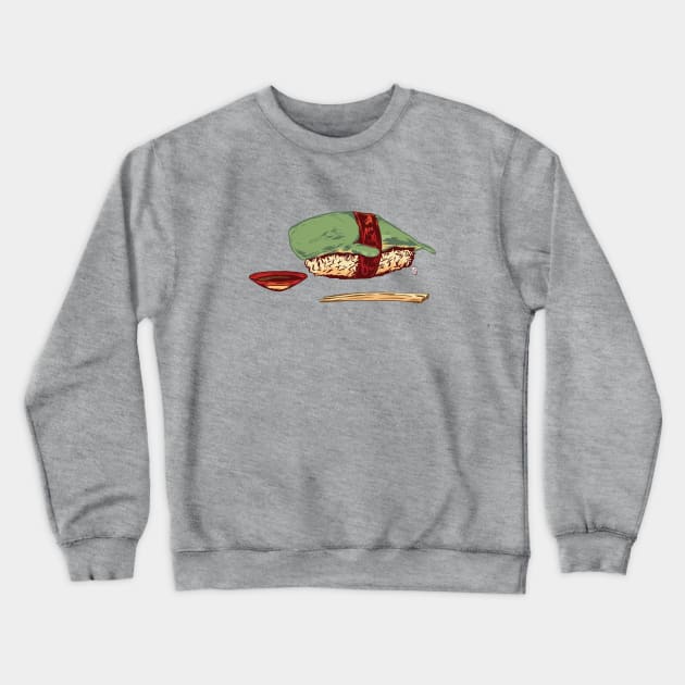 Jumbo Sushi Crewneck Sweatshirt by Thomcat23